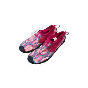 Lands End Water Shoes Hot Pink Tie Dye Pool Vacation Beach Shoes Womens 9B